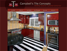 Tablet Screenshot of campbellstileconcepts.com